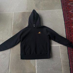 Aime Leon Dore x New Balance Men's Embroidered Hoodie Sweatshirt Black Medium